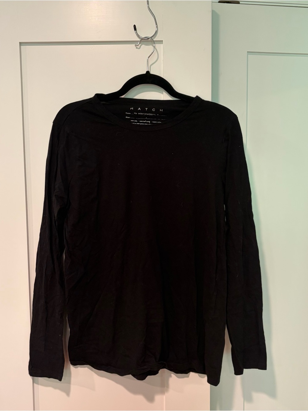 Hatch Maternity Long Sleeve Shirt - Black